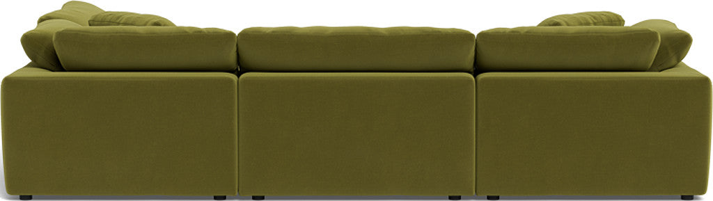 Fluffy 133.5" 4 Piece Sectional w/Otto - Dream Apple