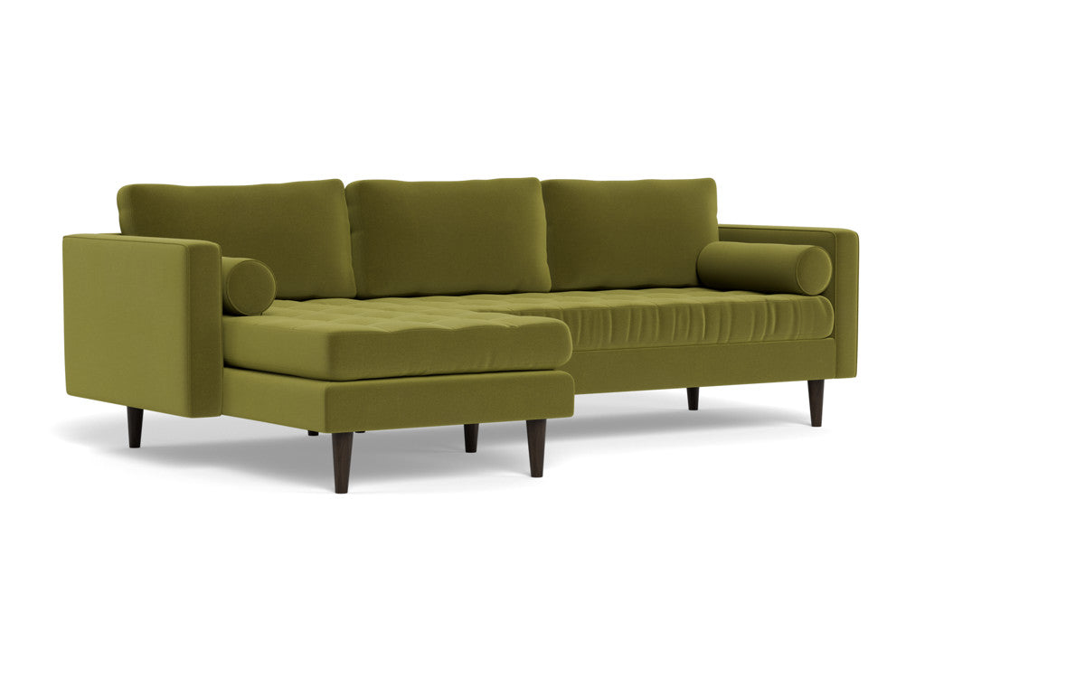 Ladybird 102" Left Chaise Sectional - Dream Apple