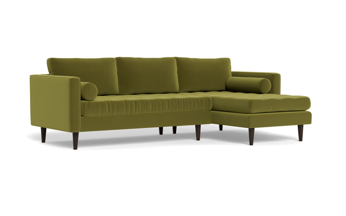 Ladybird 102" Right Chaise Sectional - Dream Apple