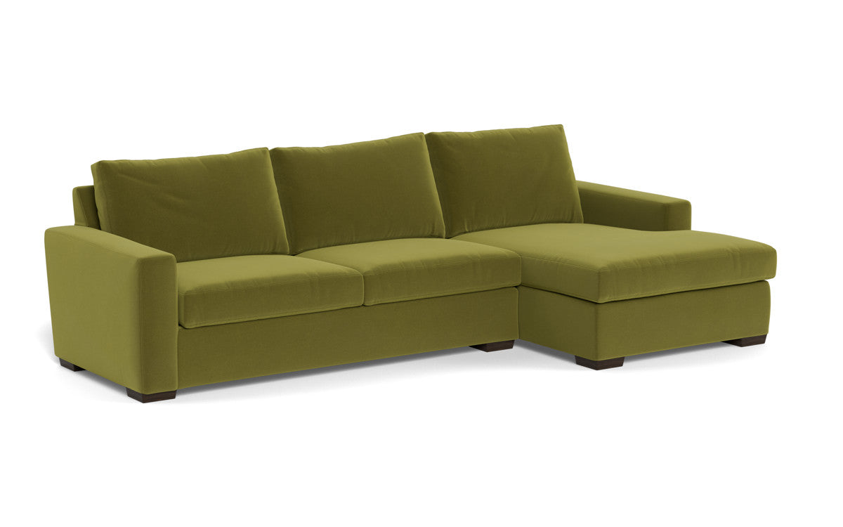 Mesa 123" Right Chaise Sectional - Dream Apple