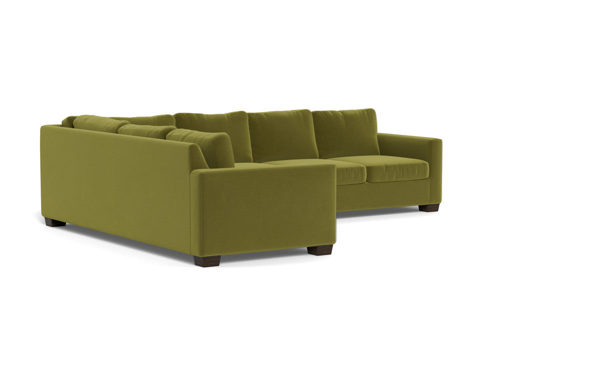 Track 121" Left Corner Sectional - Dream Apple