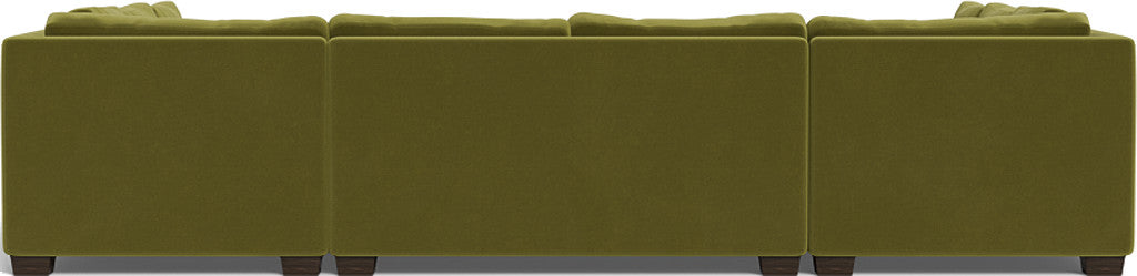 Track 141" Corner Sofa U Sectional - Dream Apple