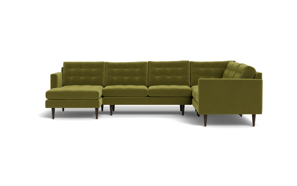 Wallace 131" Corner Sectionals w. Left Chaise - Dream Apple