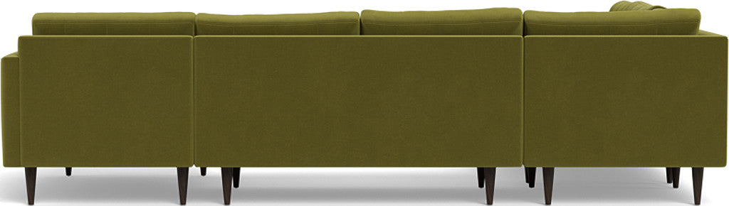 Wallace 130" Corner Sectionals w. Right Chaise - Dream Apple