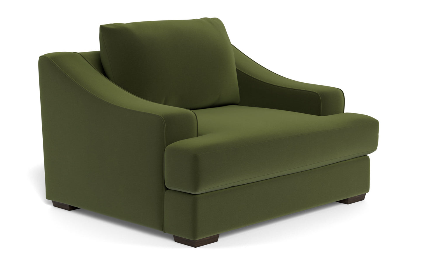 Austonian 56" Arm Chair - Dream Olive