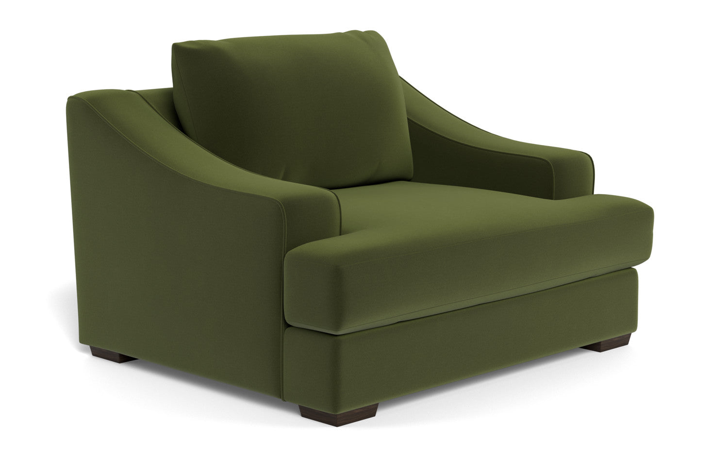 Austonian 56" Arm Chair - Dream Olive
