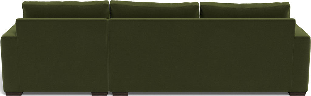 Mesa 123" Right Chaise Sectional - Dream Olive