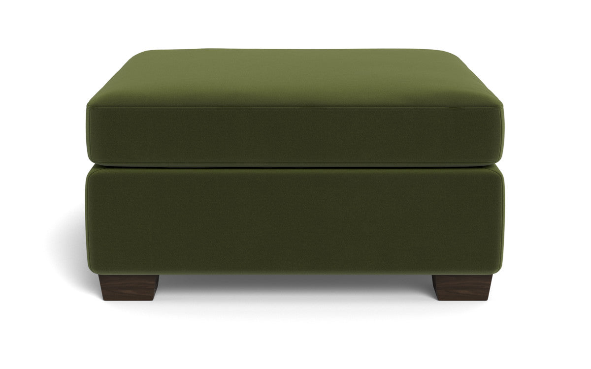 Mesa Storage Cocktail Ottoman - Dream Olive