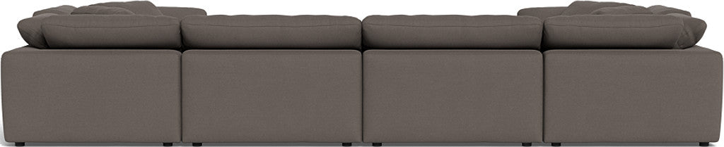 Fluffy 178" 4 Corner U Sectional - Toscana Otter