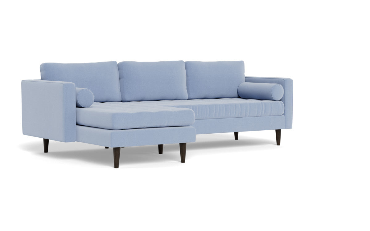 Ladybird 102" Left Chaise Sectional - Dream French Blue