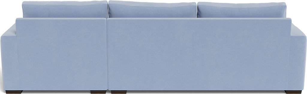 Mesa 123" Right Chaise Sectional - Dream French Blue