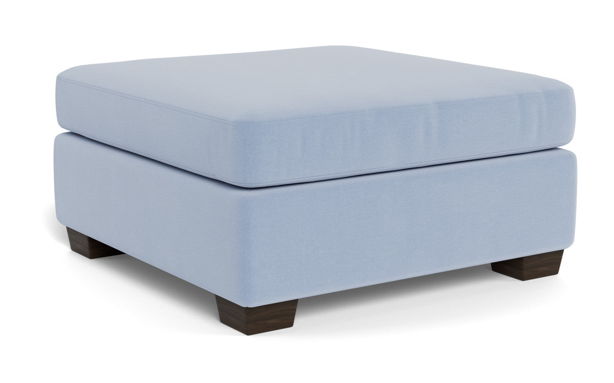 Mesa Storage Cocktail Ottoman - Dream French Blue