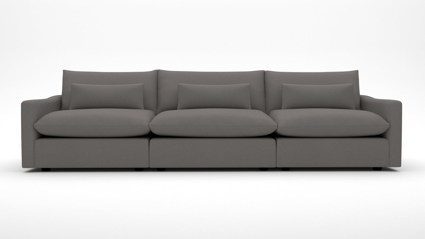 Bouldin 126" Sofa - Peyton Slate