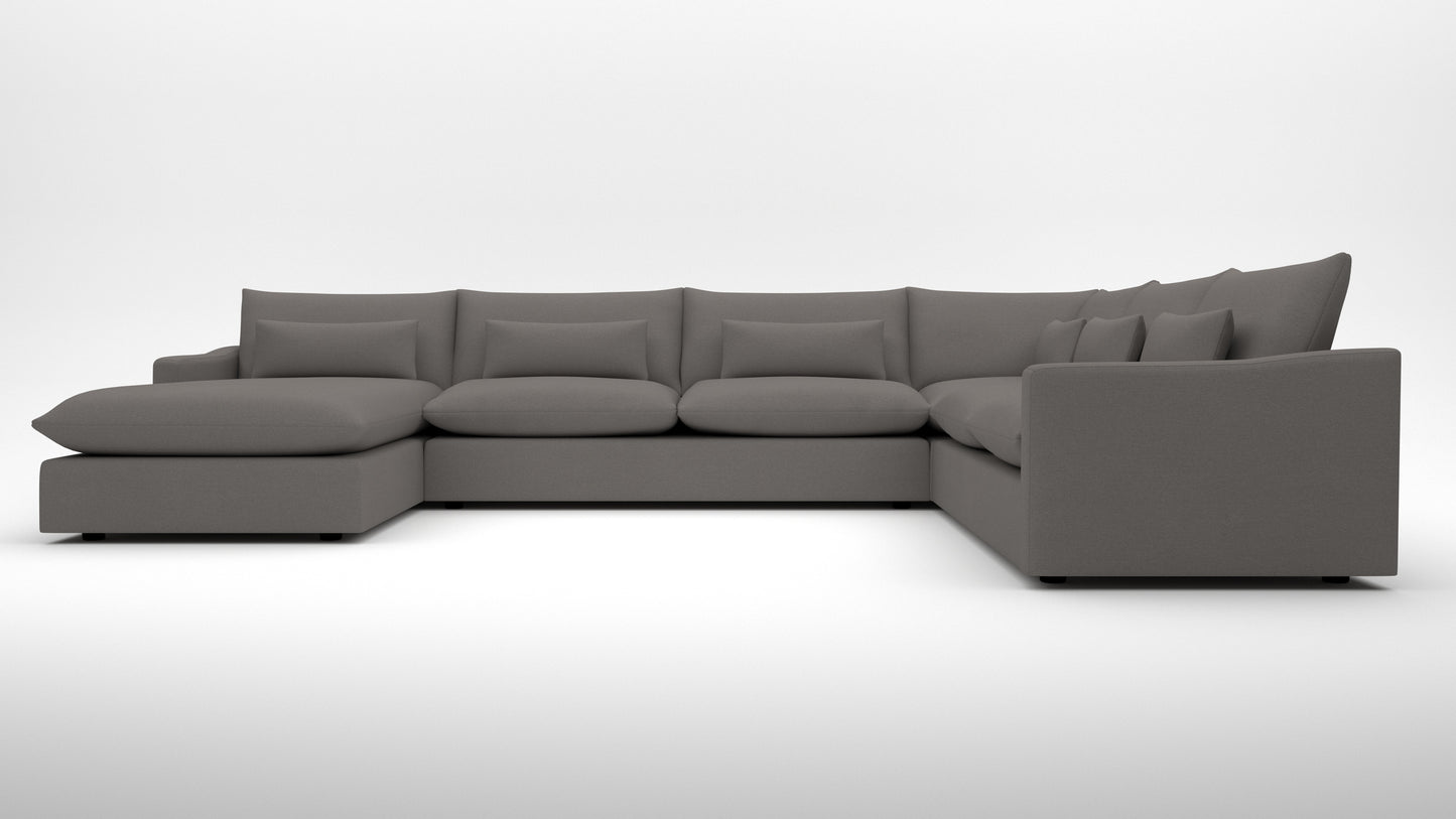 Bouldin 163" Corner Sectional W. Laf Chaise - Peyton Slate