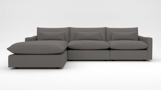 Bouldin 126" Laf Chaise Sectional -