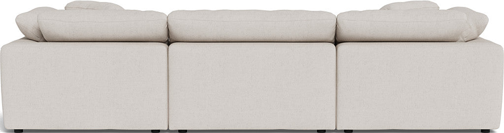 Fluffy 133.5" 3pc Sofa - Camila Oyster