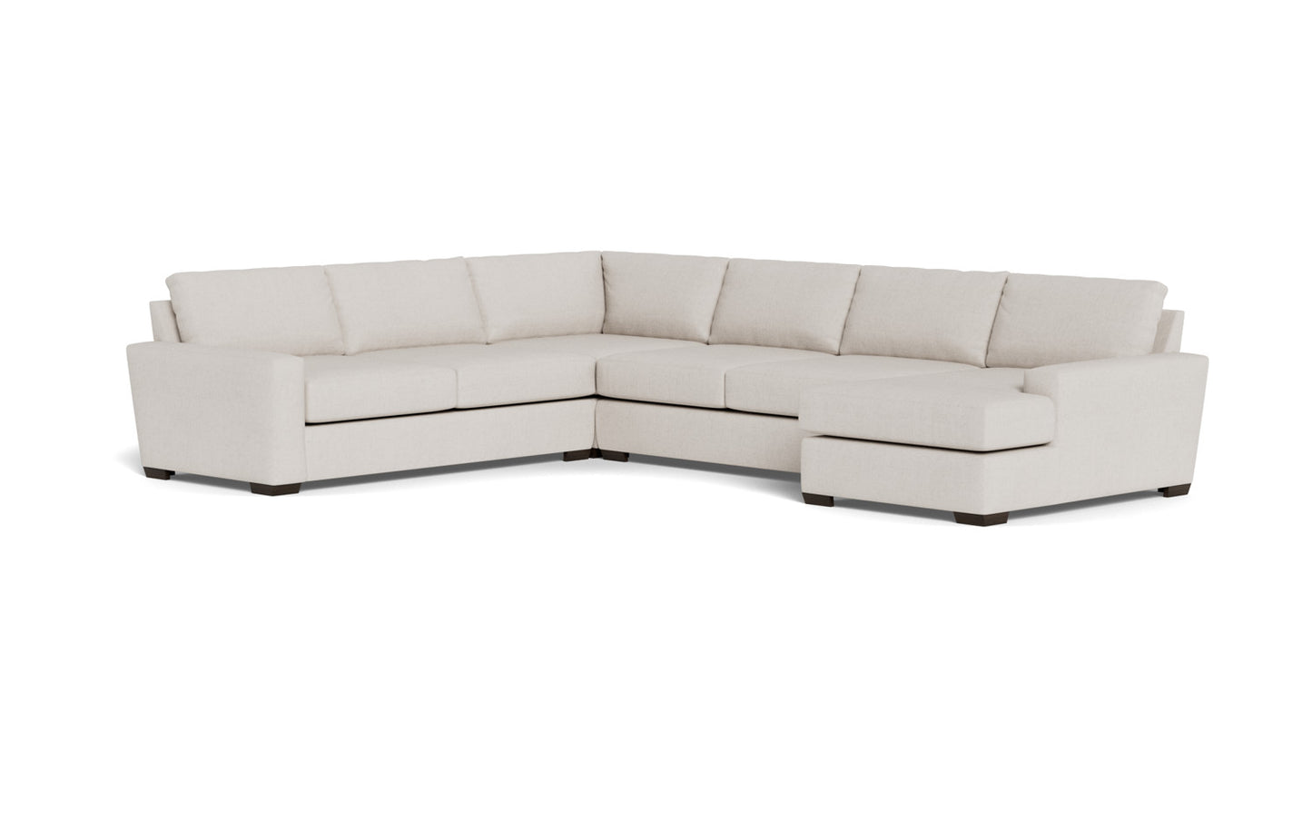 Mas Mesa 162" Deep Corner Sectionals w. Right Chaise - Camila Oyster