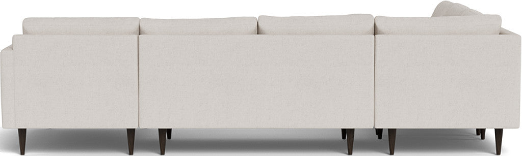 Wallace 130" Untufted Corner Sectionals w. Right Chaise - Camila Oyster