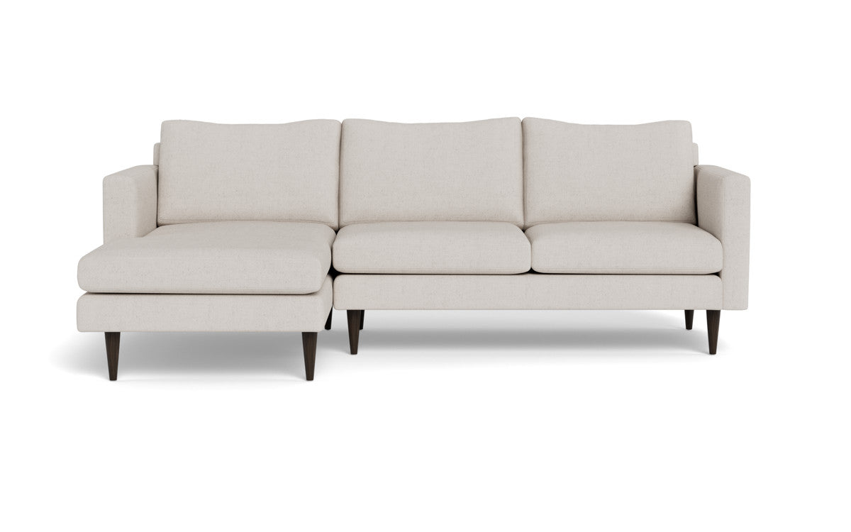 Wallace 98" Untufted Left Chaise Sectional - Bloke Snow