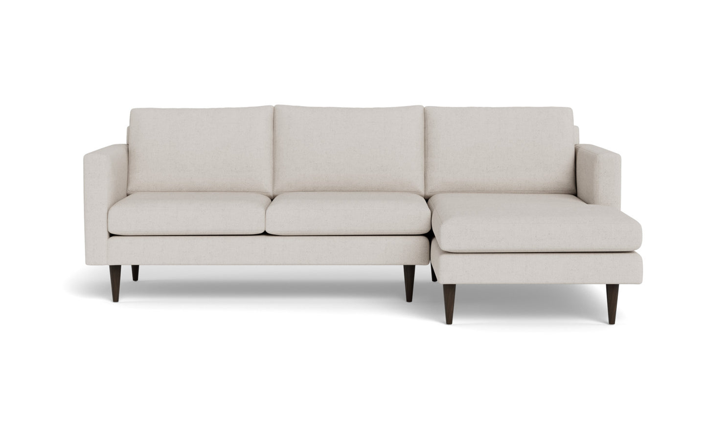 Wallace 98" Untufted Right Chaise Sectional - Camila Oyster