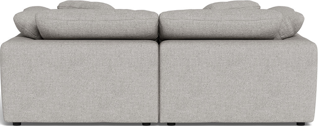 Fluffy 89" 2 Piece Sofa w/Otto - Camila Smoke