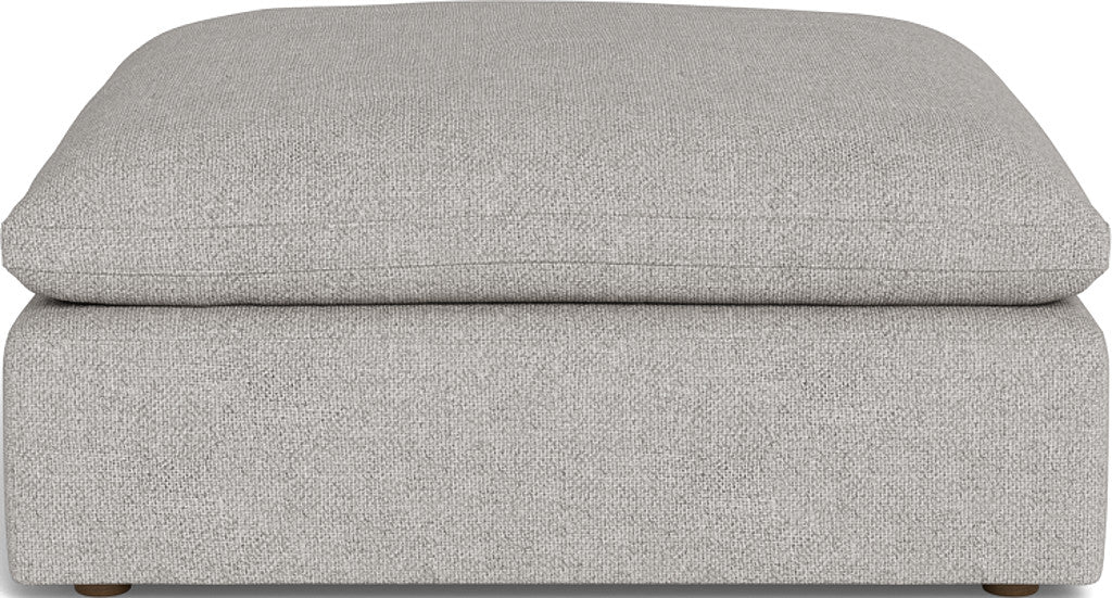 Fluffy Ottoman - Camila Oyster