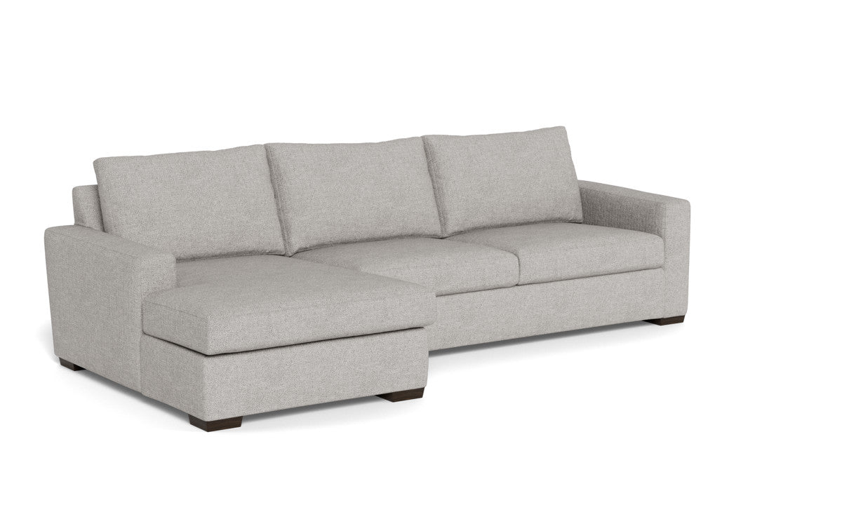 Mesa 123" Left Chaise Sectional - Camila Smoke