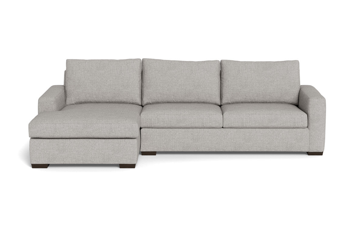 Mesa 123" Left Chaise Sectional - Camila Smoke