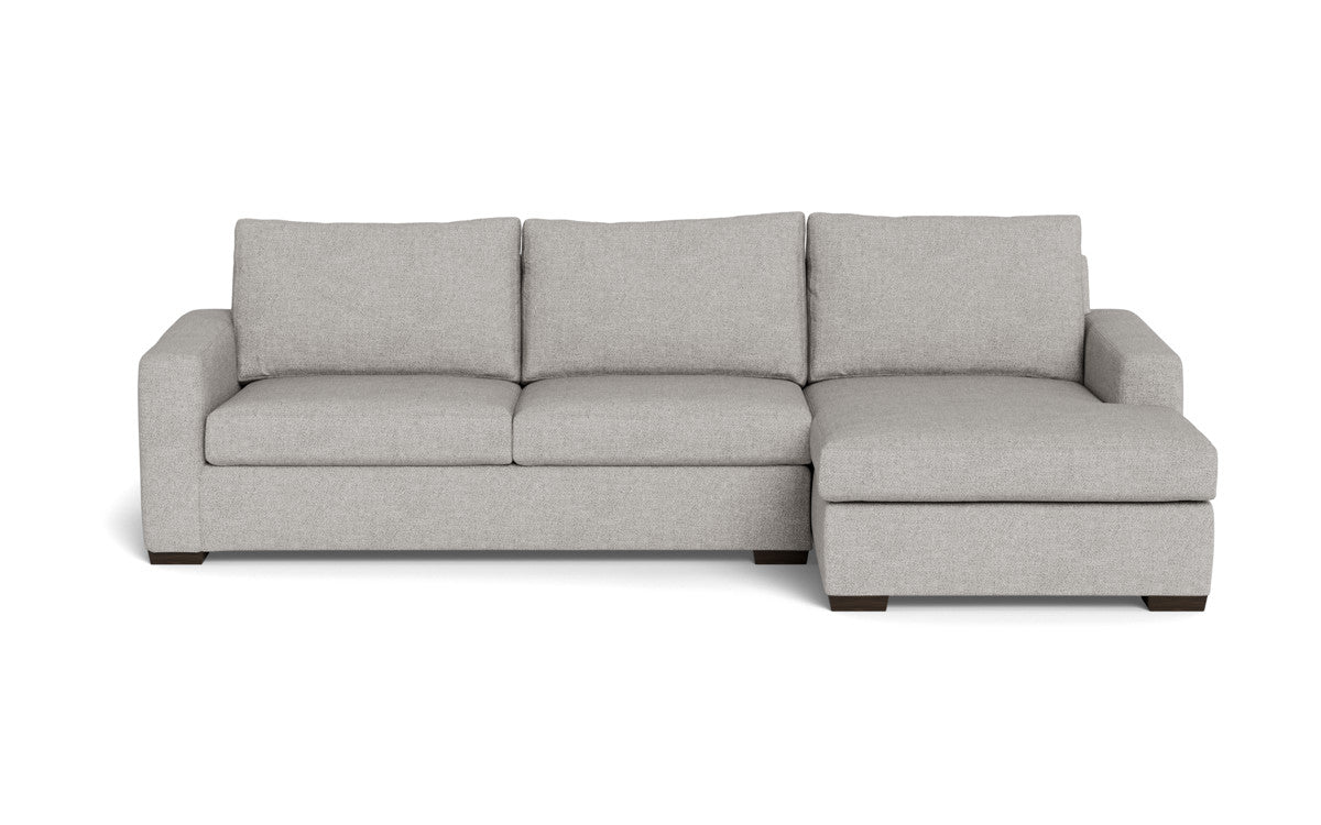 Mesa 123" Right Chaise Sectional - Camila Smoke