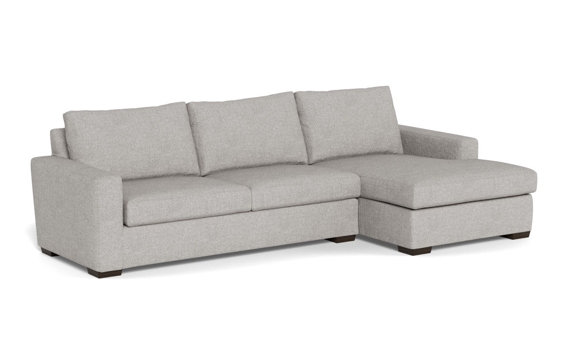 Mesa 123" Right Chaise Sectional - Camila Smoke