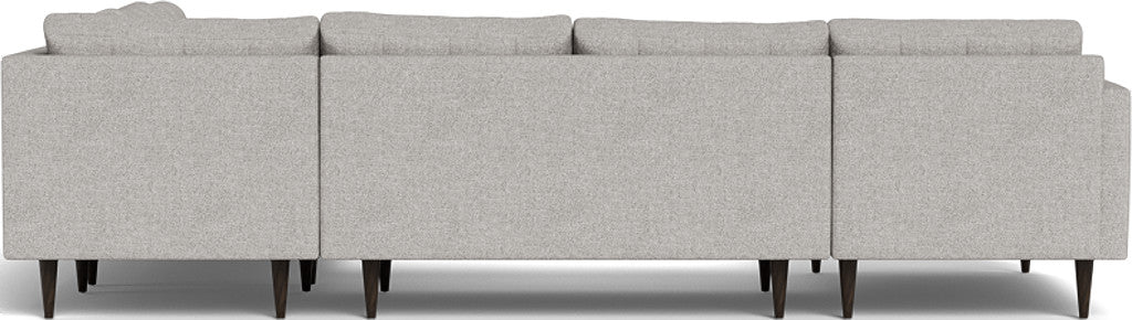 Wallace 131" Corner Sectionals w. Left Chaise - Camila Smoke