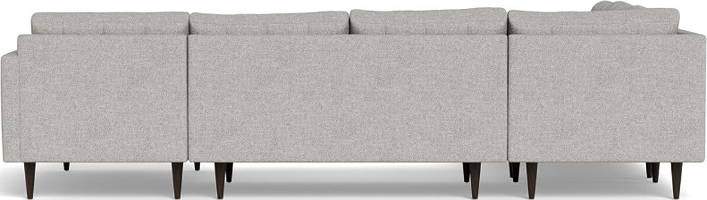 Wallace 130" Corner Sectionals w. Right Chaise - Camila Smoke