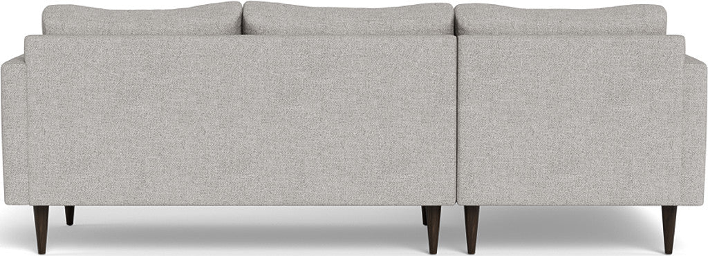 Wallace 98" Untufted Left Chaise Sectional - Camila Smoke