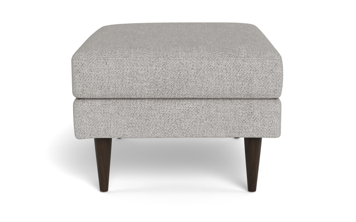 Wallace Untufted Ottoman - Camila Oyster