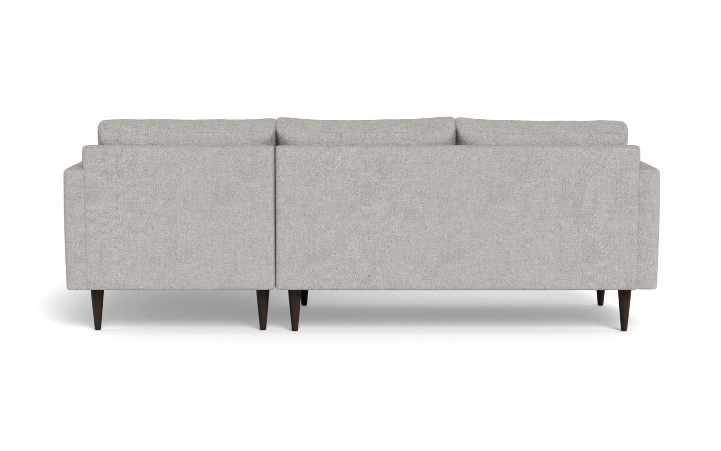 Wallace 98" Untufted Right Chaise Sectional - Camila Smoke