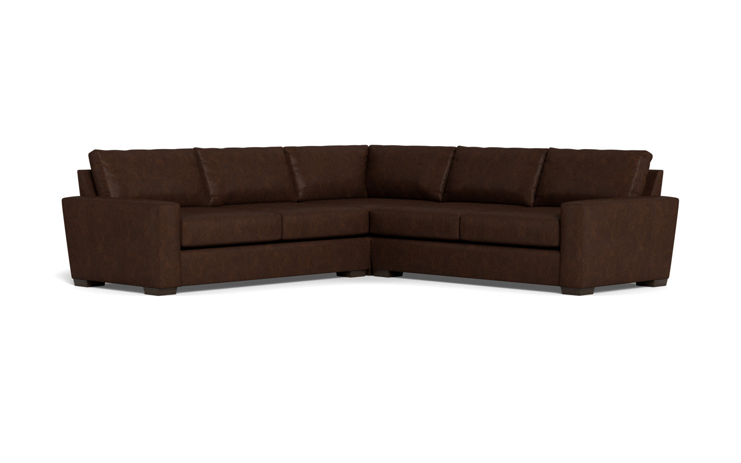 Mesa 121" Leather Corner Sectional -