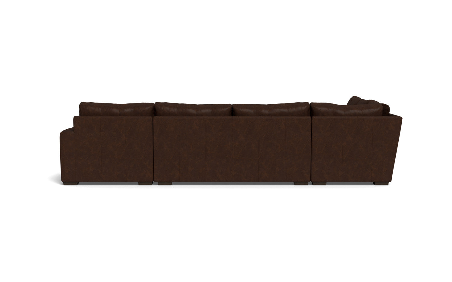 Mesa 156" Leather Corner Sectionals w. Right Chaise - Cheyenne Arrowshaft