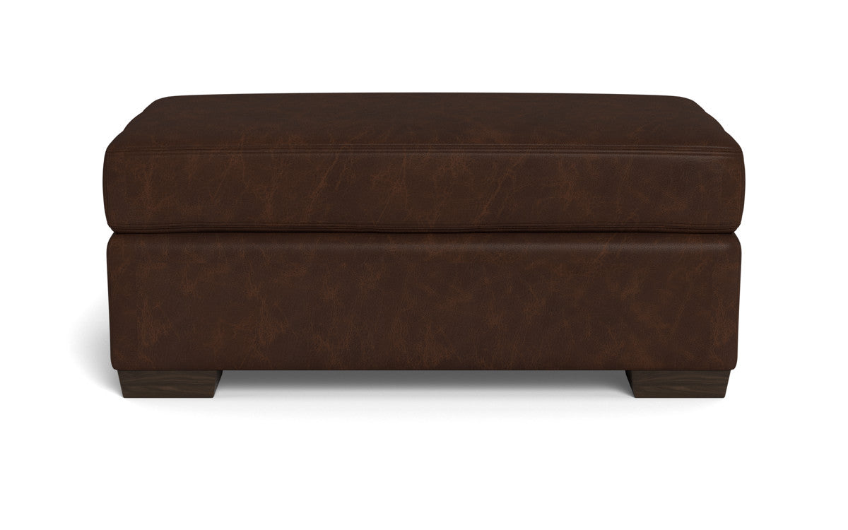 Mesa Leather Ottoman -