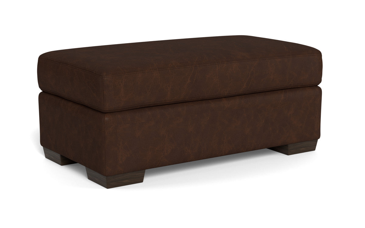 Mesa Leather Ottoman -