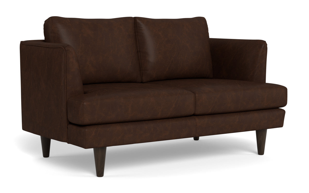 Rainey 59" Leather Loveseat - Cheyenne Arrowshaft
