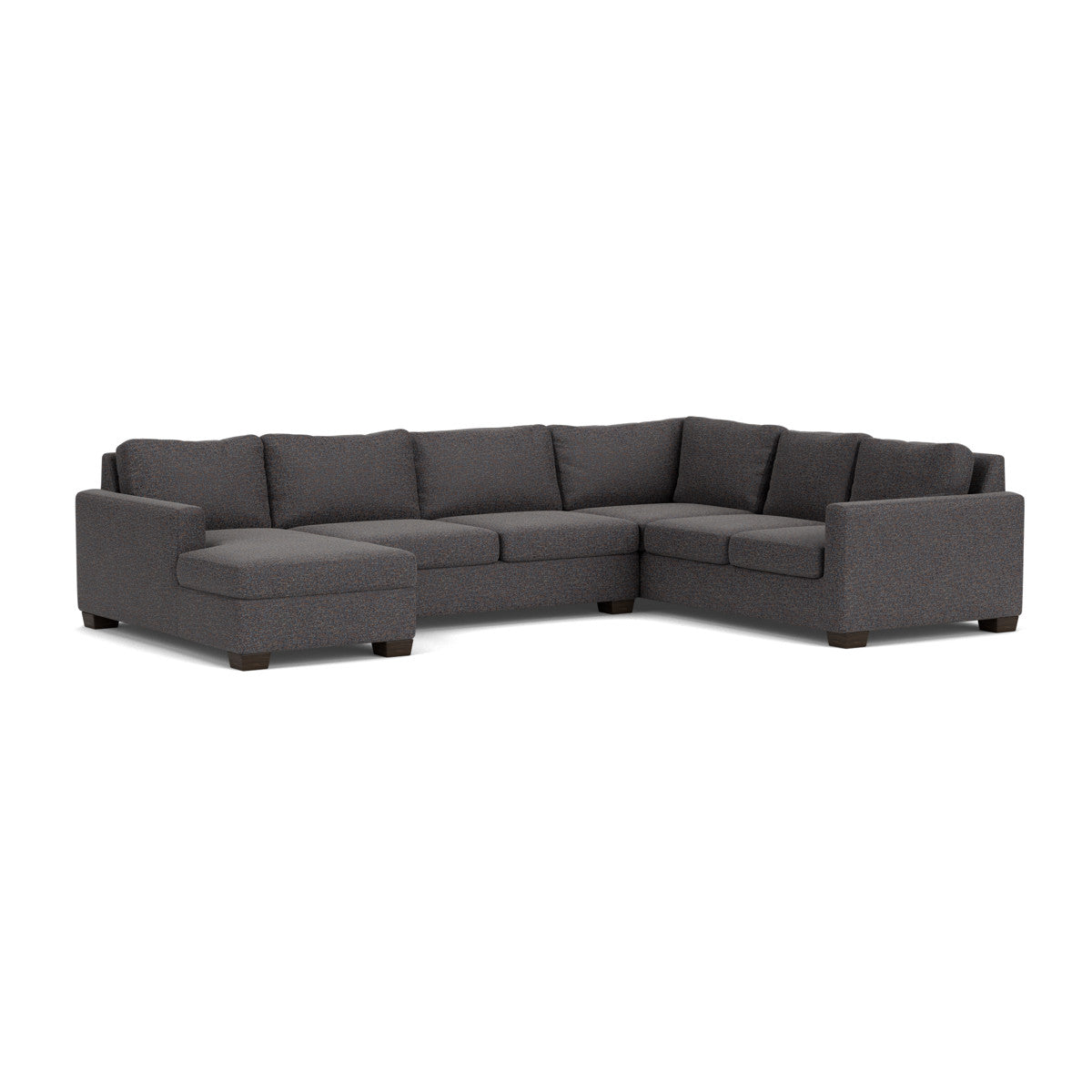 Track 141" Corner Sectionals W. Full Sleeper & Left Chaise - Cordova Eclipse