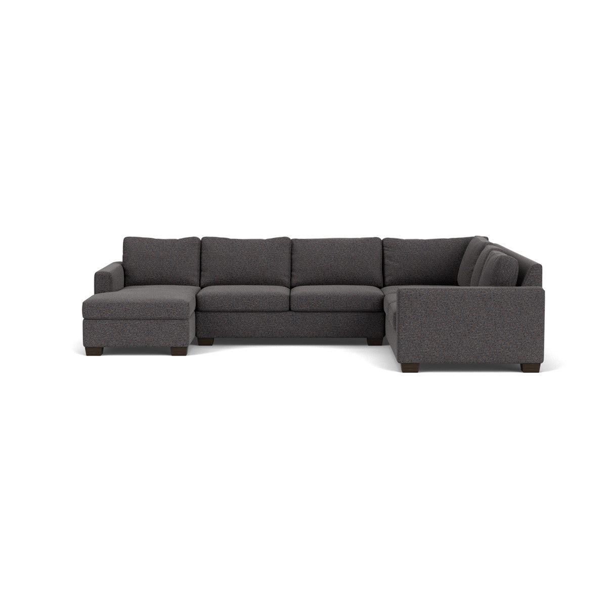 Track 141" Corner Sectionals W. Full Sleeper & Left Chaise - Cordova Eclipse