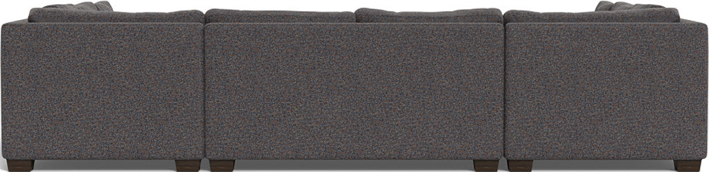 Track 141" Corner Sofa U Sectional - Cordova Eclipse