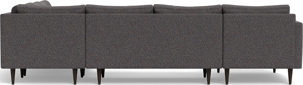Wallace 130" Untufted Corner Sectionals w. Left Chaise - Celine Cub