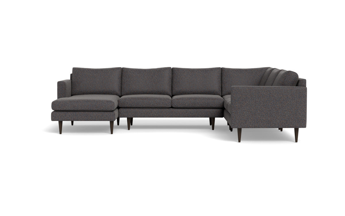 Wallace 130" Untufted Corner Sectionals w. Left Chaise - Celine Cub