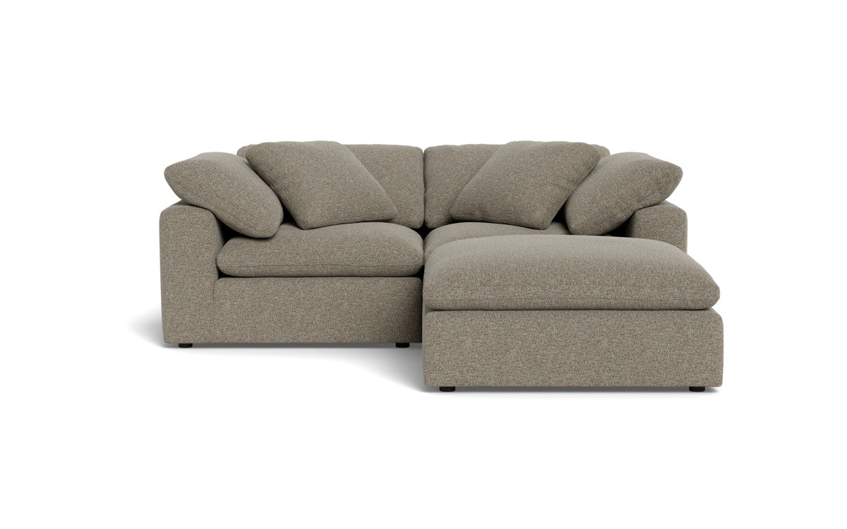 Fluffy 89" 2 Piece Sofa w/Otto - Cordova Mineral