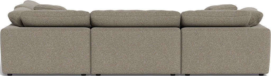 Fluffy 133.5" 4 Piece Sectional w/Otto - Cordova Mineral