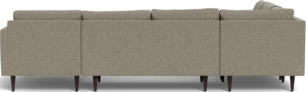 Wallace 130" Untufted Corner Sectionals w. Right Chaise - Cordova Eclipse