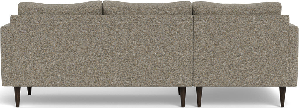 Wallace 98" Untufted Left Chaise Sectional - Cordova Eclipse