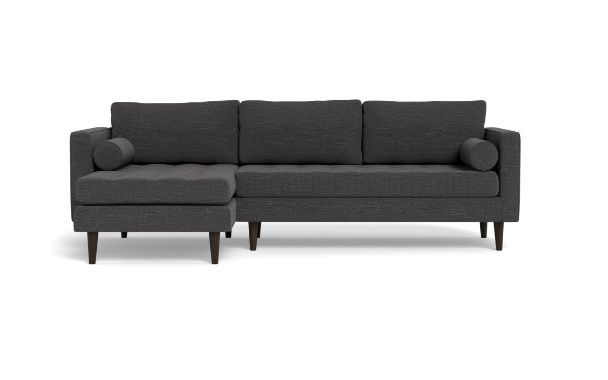 Ladybird 102" Left Chaise Sectional - Curious Charcoal